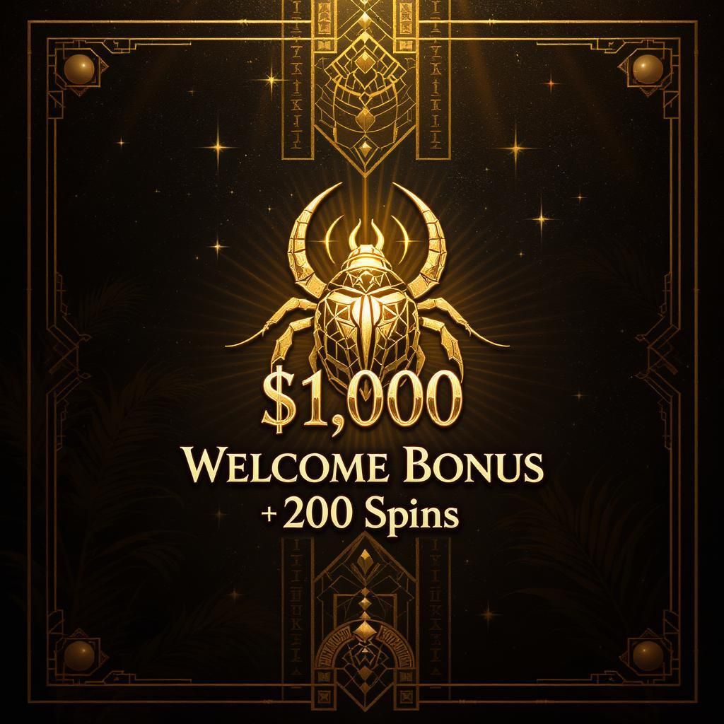 $1,000 Welcome Bonus + 200 Spins